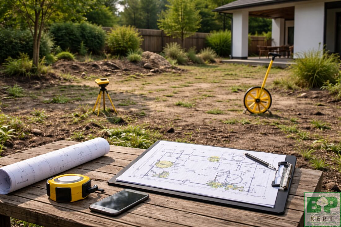 kert felmérés kép